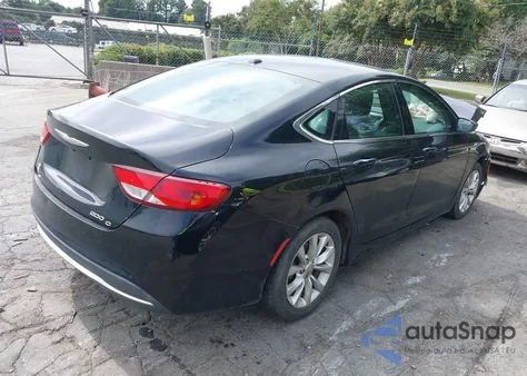 2015 Chrysler 200 C из США, поврежденный, VIN 1C3CCCCB1FN759551